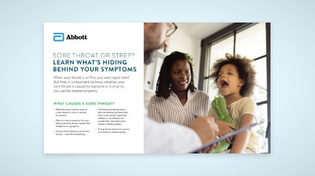 strep a brochure