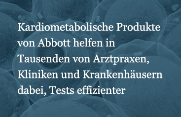 Abbott cardiometabolic products help thousands of physician offices, clinics, hospitals, and wellness programs perform testing more efficiently.