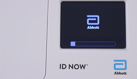 Turn the ID NOW Instrument ON