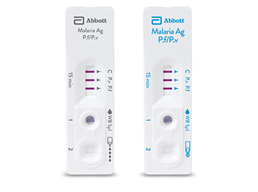 Abbott Malaria Ag P.f/P.v Abbott Malaria Ag P.f/p.x C Px P.f AA 15 min C Px P.f 15 min WB Spl ex WB Spl. 2