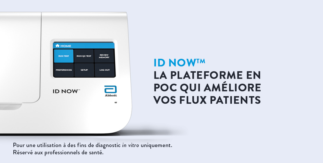 Regardez la vidéo pour découvrir comment ID NOW™ peut optimiser votre parcours de tests pour le diagnostic des infections respiratoires en biologie délocalisée. 