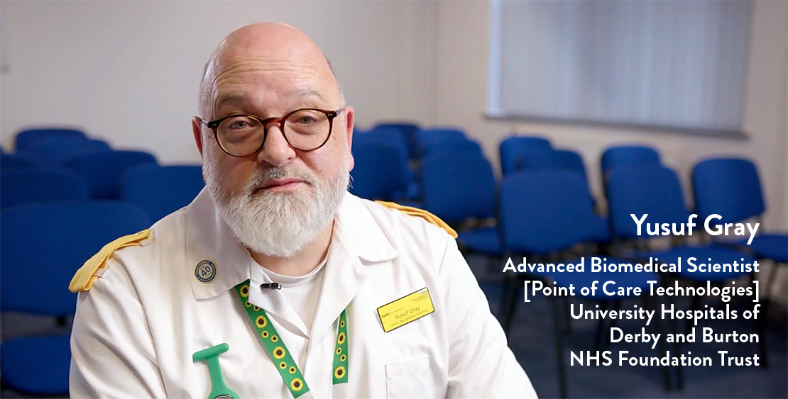 Watch Dr. Yusuf Gray, Advanced Biomedical Scientist, discuss his experience with ID NOW™ in the ED.