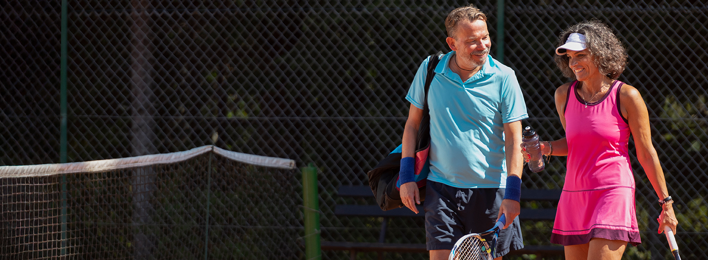people playing tennis