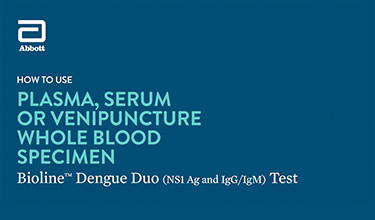 BIOLINE DENGUE DUO PRODUCT DEMO