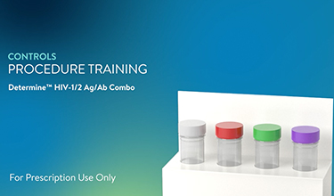 Determine HIV-1/2 Ag/Ab Combo Controls Procedure Training Video