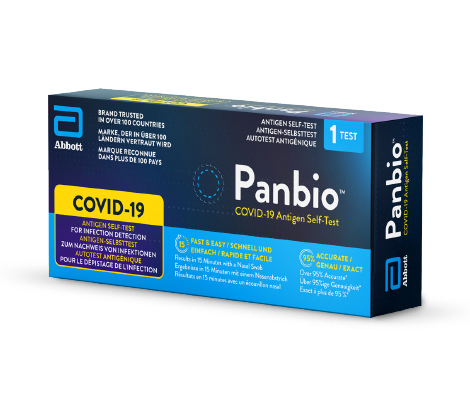 Panbio COVID-19 Antigen Self Test  Diagnostic rapide en POC – Abbott