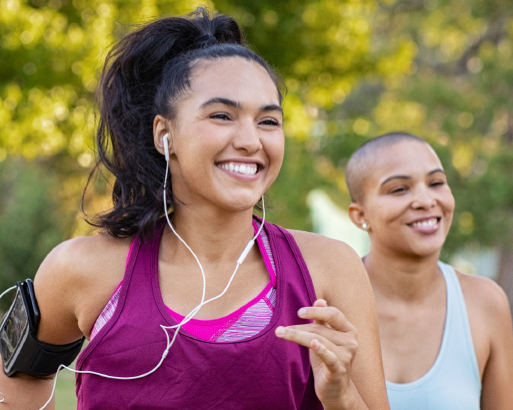 women running