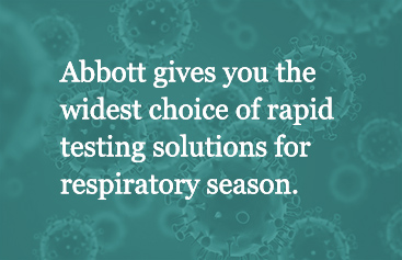 Abbott is the only company with point-of-care diagnostic solutions along the entire HIV cascade of care.