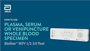 Bioline HIV 1/2 3.0 (Micropipette) Demo Video