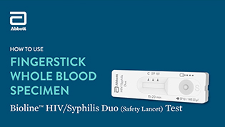 Bioline HIV/Syphilis Duo (Safety Lancet) Demo Video