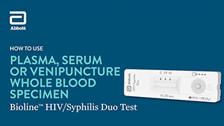 Bioline HIV/Syphilis Duo (Micropipette) Demo Video