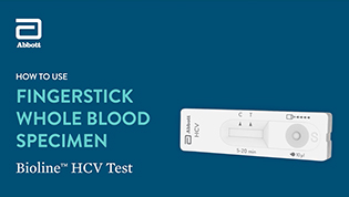 Bioline HCV Fingerstick Demo Video