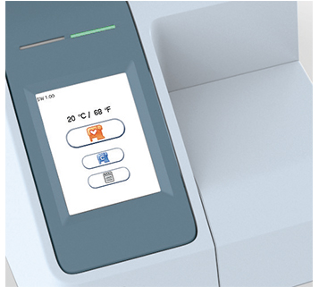 Remove the sampling device from the test cartridge