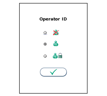 Operator ID enable/disable