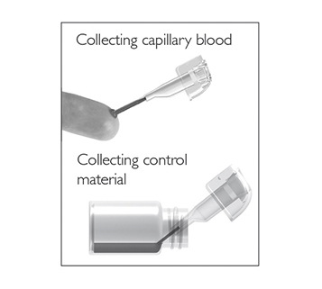 Fill the capillary