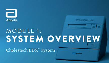 Abbott, CHOLESTECH, MODULE 1 : SYSTEM OVERVIEW, Cholestech LDX System, A. Data security and facts